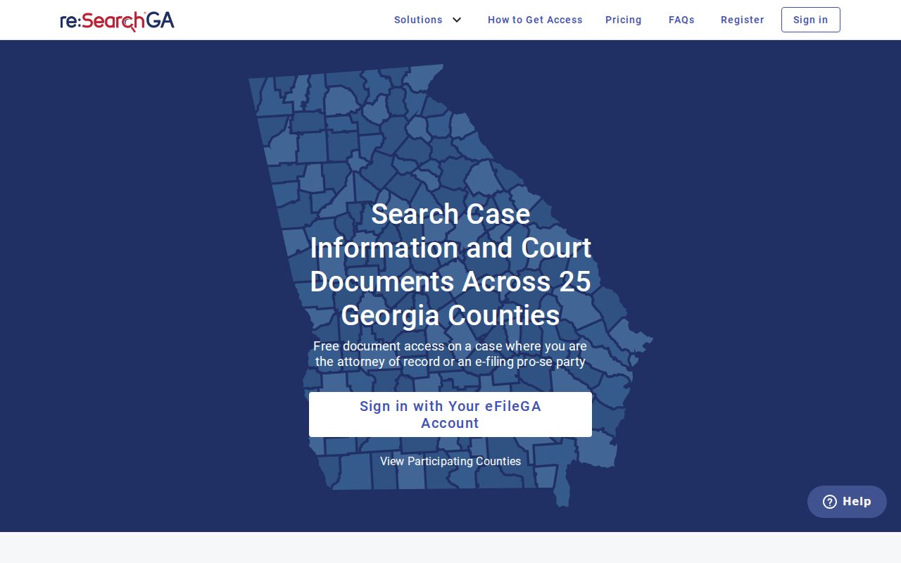 re:SearchGA criminal case and hearing search for Spalding County