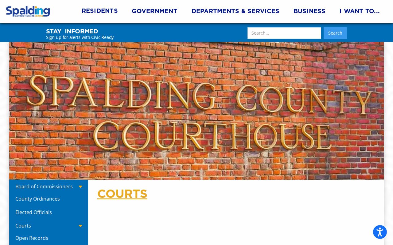 Spalding County court docket official court routes