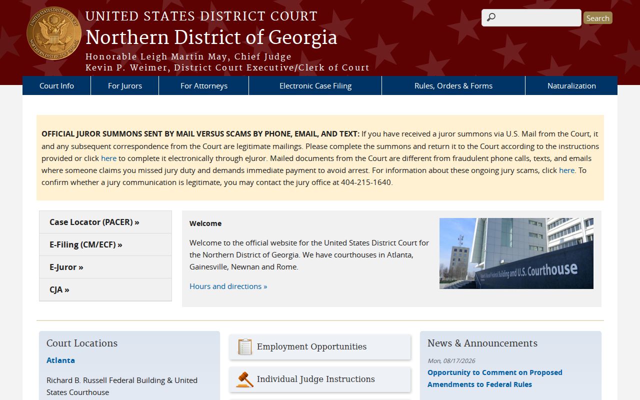 Spalding County federal court docket district court source